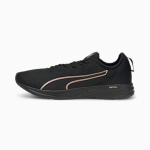 Accent Unisex Running Shoes, Puma Black-Rose Gold