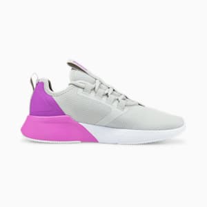 Retaliate Mesh Women's Running Shoes, Gray Violet-Electric Orchid