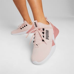ウィメンズ リタリエイト メッシュ ランニングシューズ, Rose Dust-Hibiscus Flower-PUMA Black