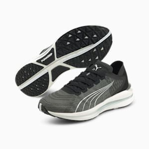 Electrify Nitro Sneakers Big Kids, Puma White-Metallic Silver-Puma Black