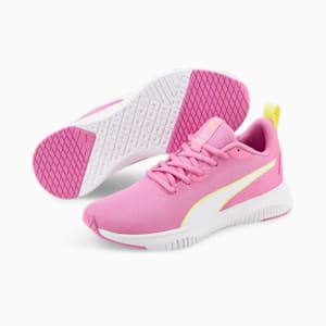 Flyer Flex Kid's Running Shoes, Opera Mauve-Puma White, extralarge-IND