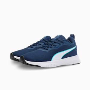 Flyer Flex Kid's Running Shoes, Persian Blue-PUMA White, extralarge-IND