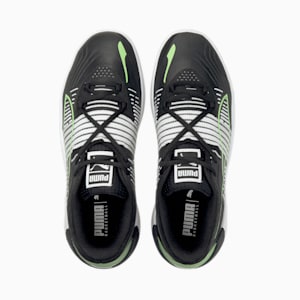 Fusion Nitro Unisex Basketball Shoes, Puma Black-Green Glare
