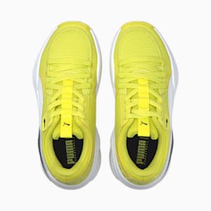 Court Rider I Zapatos deportivos de básquetbol JR, Yellow Glow-Puma White