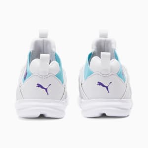 Enzo Toddler Shoes, Feather Gray-Hero Blue-Team Violet