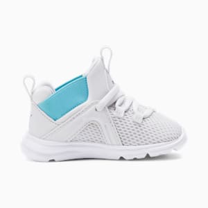 Enzo Toddler Shoes, Feather Gray-Hero Blue-Team Violet