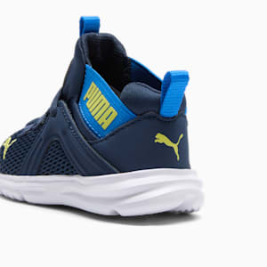 Enzo Toddler Shoes, Club Navy-Lime Sheen-Hyperlink Blue, extralarge