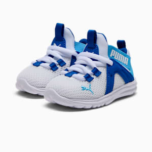 Enzo Toddler Shoes, PUMA White-Vivid Blue-Team Light Blue, extralarge