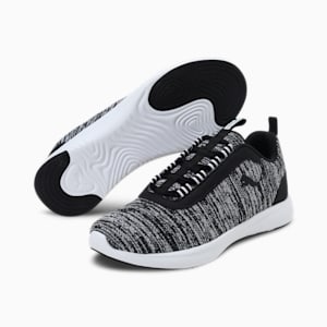Softride Vital Unisex Slip-On Walking Shoes, Puma Black-Puma White