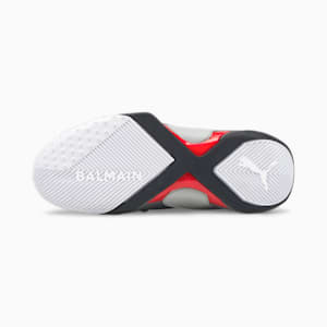 メンズ PUMA x BALMAIN コート バスケットボール シューズ, Puma Black-High Risk Red