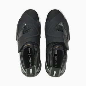 メンズ PUMA x BALMAIN コート バスケットボール シューズ, Puma Black-High Risk Red