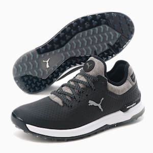 ゴルフ プロアダプト アルファキャット  スパイクレス シューズ, Puma Black-Puma Silver-QUIET SHADE, extralarge-JPN