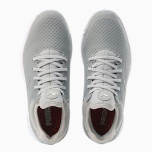 ゴルフ プロアダプト アルファキャット  スパイクレス シューズ, High Rise-Puma Silver-Ibiza Blue, extralarge-JPN