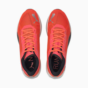 Velocity NITRO Women's Running Shoes, Lava Blast-Puma Black-Puma Silver