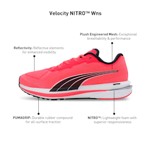 Velocity Nitro Women's Running Shoes, Sunblaze-Puma White-Puma Black, extralarge-IND