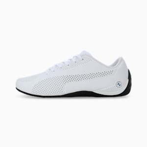 BMW Motorsport Drift Cat 5 Ultra Unisex Shoes, Puma White-Puma Black, extralarge-IND