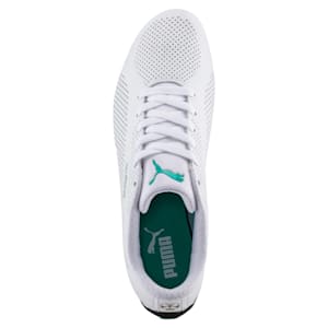 Mercedes Drift Cat ultra Unisex Shoes, Puma White-Spectra Green-Puma Black, extralarge-IND