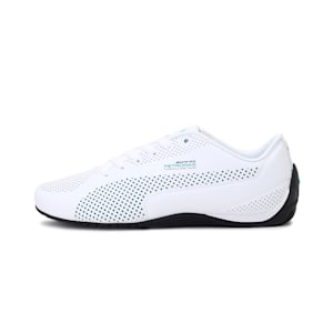 Mercedes Drift Cat ultra Unisex Shoes, Puma White-Spectra Green-Puma Black, extralarge-IND