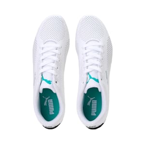 Mercedes Drift Cat ultra Unisex Shoes, Puma White-Spectra Green-Puma Black, extralarge-IND