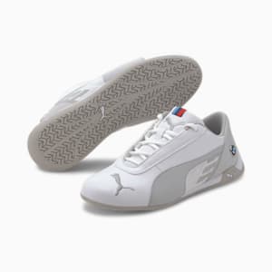 BMW M Motorsport R-Cat Youth Shoes, Puma White-Puma White