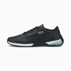Mercedes Kart Cat-X Tech Sneakers, Puma Black-Spectra Green-Puma Black, extralarge-IND