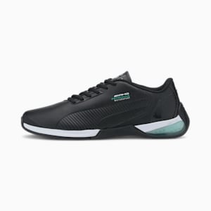 Mercedes Kart Cat-X Tech Unisex Sneakers, Puma Black-Spectra Green-Puma Black, extralarge-IND