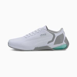 Mercedes Kart Cat-X Tech Sneakers, Puma White-Spectra Green-Mercedes Team Silver, extralarge-IND