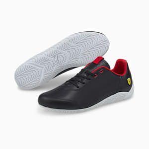 Scuderia Ferrari Ridge Cat Men's Motorsport Shoes, Puma Black-Puma White, extralarge