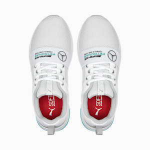 Mercedes AMG Petronas F1 Wired Run Unisex Sneakers, PUMA White-PUMA Silver, extralarge-IND