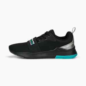 Mercedes AMG Petronas F1 Wired Run Unisex Sneakers, PUMA Black-PUMA Silver, extralarge-IND