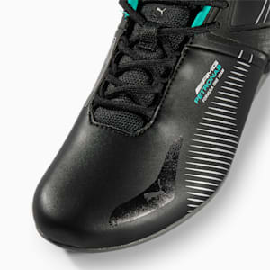 Zapatos deportivos de automovilismo Mercedes F1 A3ROCAT para hombre, Puma Black-Spectra Green