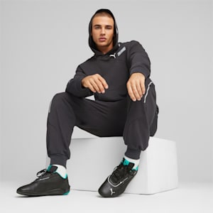 Mercedes F1 R-Cat Machina Motorsport Shoes, PUMA Black-Spectra Green