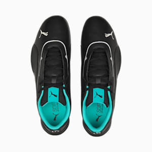 Mercedes F1 R-Cat Machina Motorsport Shoes, PUMA Black-Spectra Green