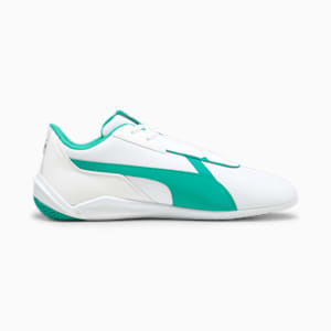 Mercedes AMG Petronas F1 R-Cat Machina Unisex Sneakers, PUMA White-Spectra Green-Spectra Green, extralarge-IND