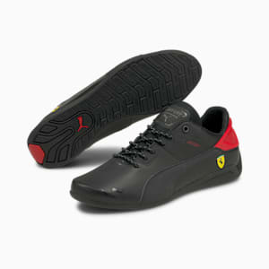 Ferrari Drift Cat Delta Unisex Sneakers, Puma Black-Rosso Corsa, extralarge-IND