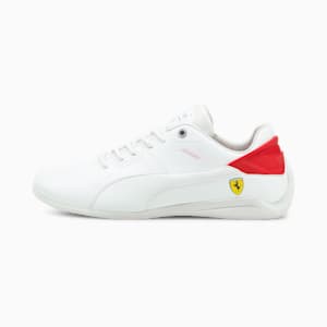 Ferrari Drift Cat Delta Unisex Sneakers, Puma White-Rosso Corsa, extralarge-IND