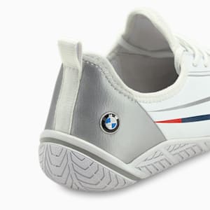 BMW M Motorsport Cat Women's Shoes, Puma White-Puma Silver
