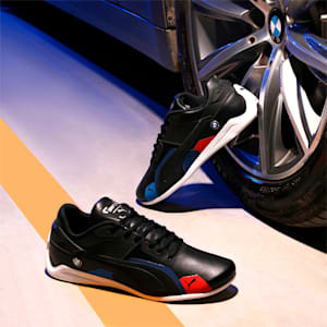 BMW M Motorsport Drift Cat Delta Sneakers, Puma Black-Puma White, extralarge-IND