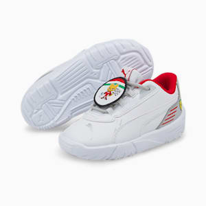 Scuderia Ferrari R-Cat Machina Toddler Motorsport Shoes, Puma White-Gray Violet