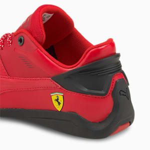 Ferrari Drift Cat Delta Youth Motorsport Sneakers, Rosso Corsa-Puma Black