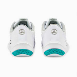 Mercedes F1 R-Cat Machina Motorsport Shoes Big Kids, Puma White-Puma White, extralarge