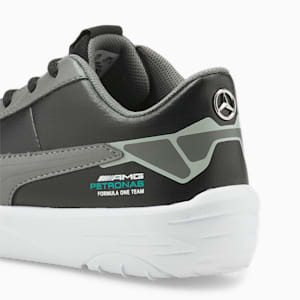 Mercedes F1 Drift Cat Delta V Kids' Motorsport Shoes, Puma Black-Mercedes Team Silver, extralarge-GBR