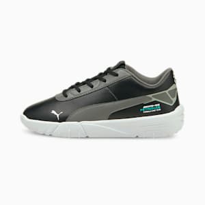 Mercedes AMG Petronas F1 Drift Cat Delta V Kid's Sneakers, Puma Black-Mercedes Team Silver, extralarge-IND
