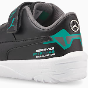 Zapatos de automovilismo Mercedes F1 Drift Cat Delta para bebé, Puma Black-Spectra Green