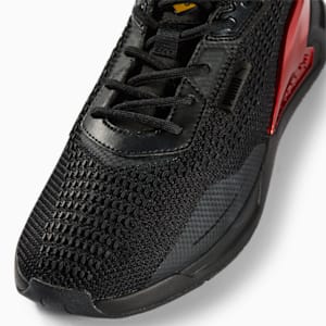 Ferrari IONSpeed Unisex Sneakers, Puma Black-Puma Black-Rosso Corsa