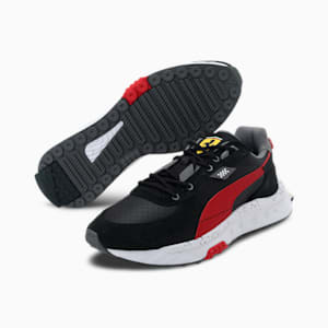 Ferrari Wild Rider Unisex Sneakers, Puma Black-Rosso Corsa-Smoked Pearl