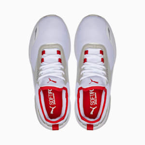 Ferrari Electron E Men's Sneakers, Puma White-Gray Violet-Puma White