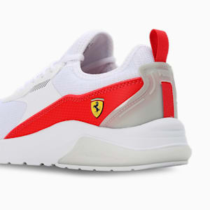 Ferrari Electron E Unisex Sneakers, PUMA White-Rosso Corsa-PUMA White, extralarge-IND