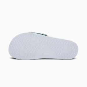 Mercedes AMG Petronas F1 Leadcat 2.0 Men's Slides, Puma White-Blue Coral, extralarge-IND