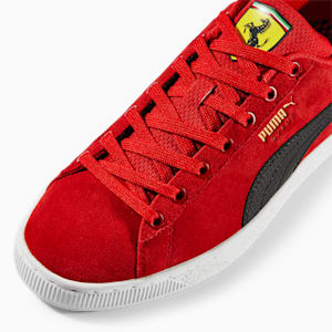 Zapatos de automovilismo Scuderia Ferrari Shield Suede para hombre, Rosso Corsa-Puma Black-Puma White